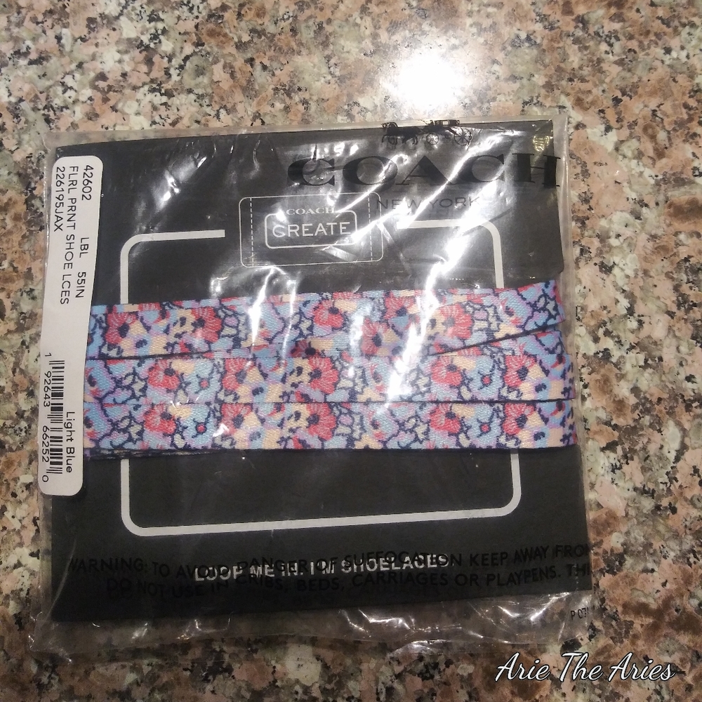 COACH || Floral ShoeLaces